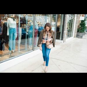 VINTAGE Brown suede leather jacket
